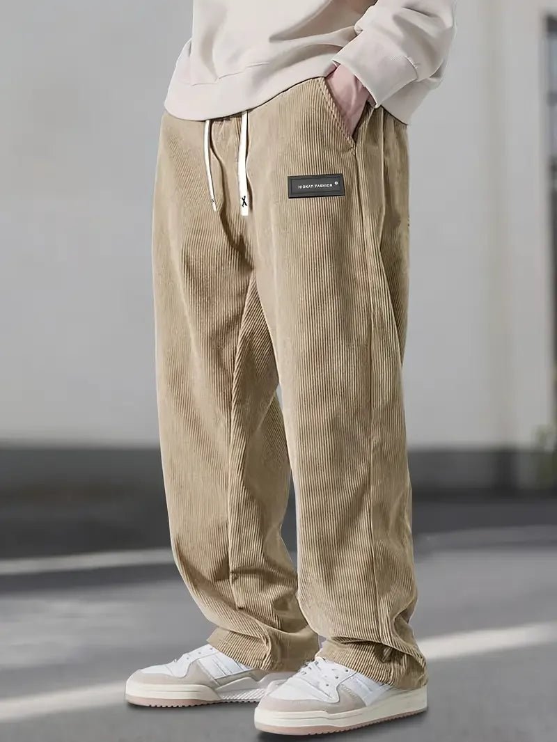 Casual Corduroy Pants - Luxoria