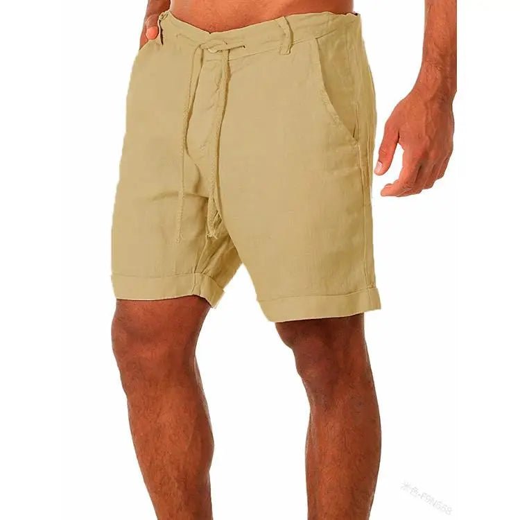 Casual Linen Shorts - Luxoria