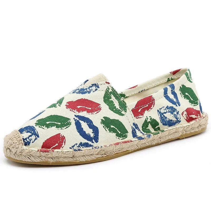 Elegant Canvas Espadrilles - Luxoria