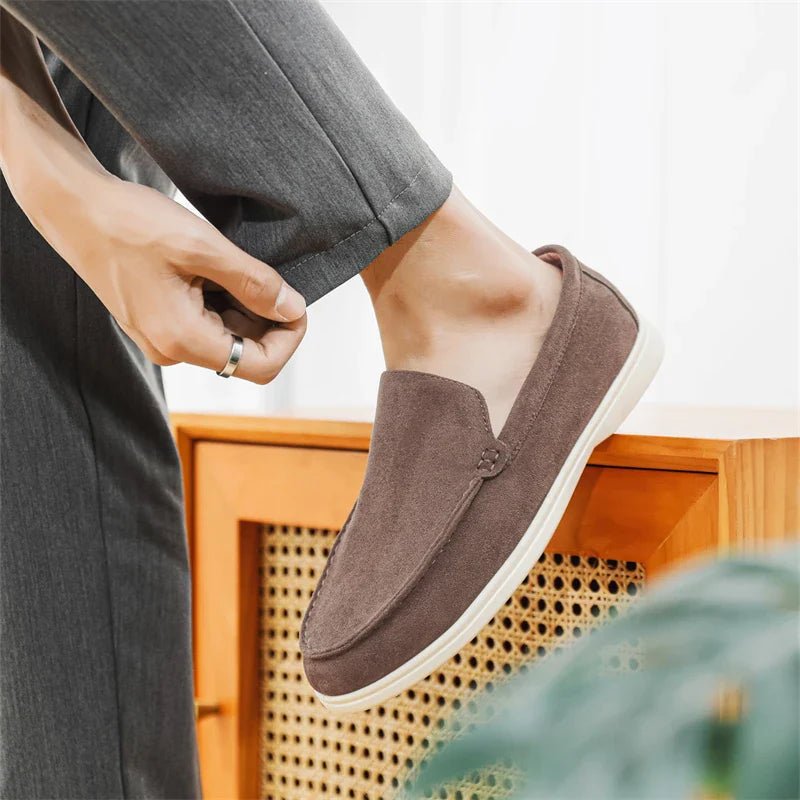 Casual Suede Loafers - Luxoria