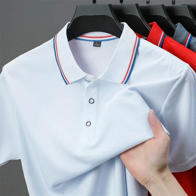 Casual Summer Polo Shirt - Luxoria