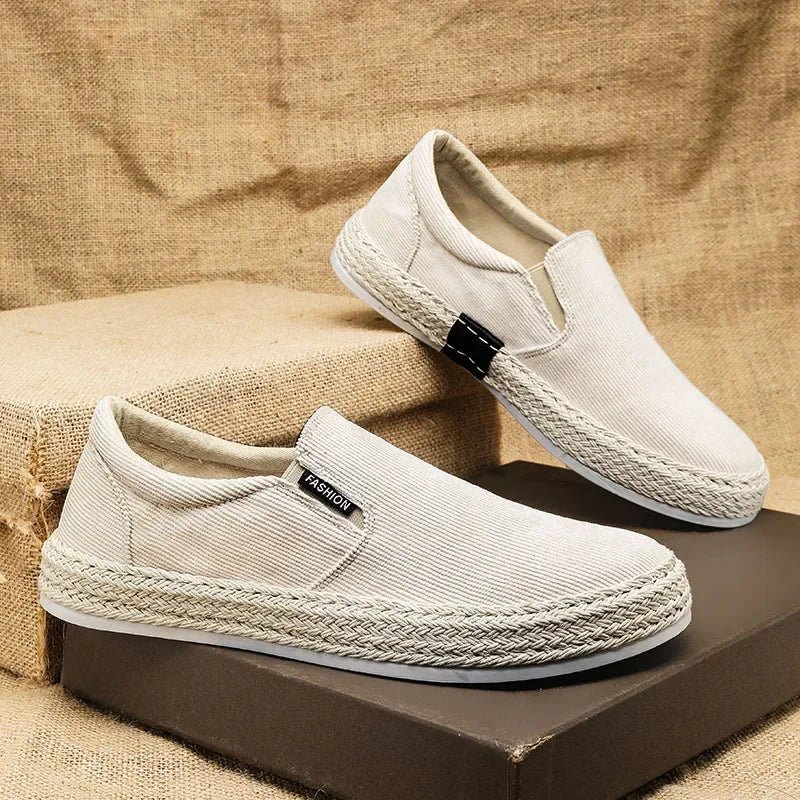 Breathable Slip - On Canvas Shoes - Luxoria