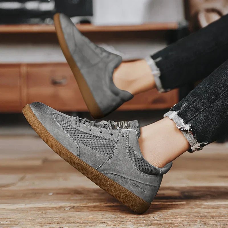 Casual Leather Sneakers - Luxoria