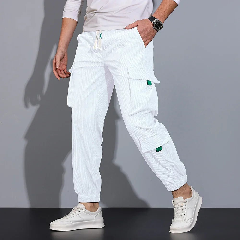 Corduroy Cargo Pants - Luxoria
