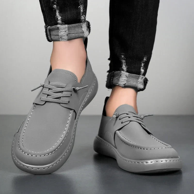 Classic Italian Leather Sneakers - Luxoria