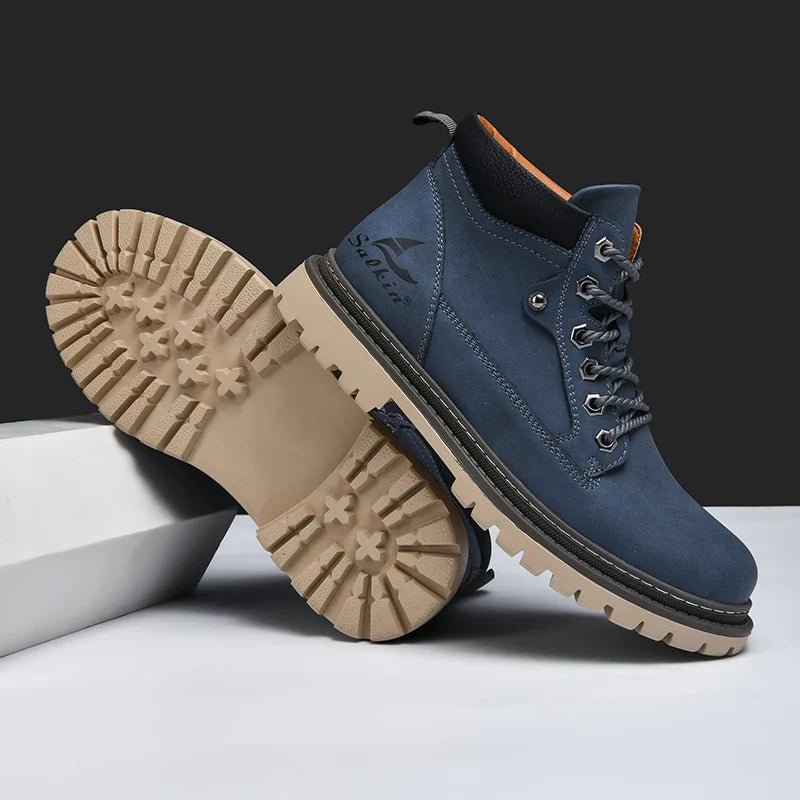 Elegant Leather Boots - Luxoria