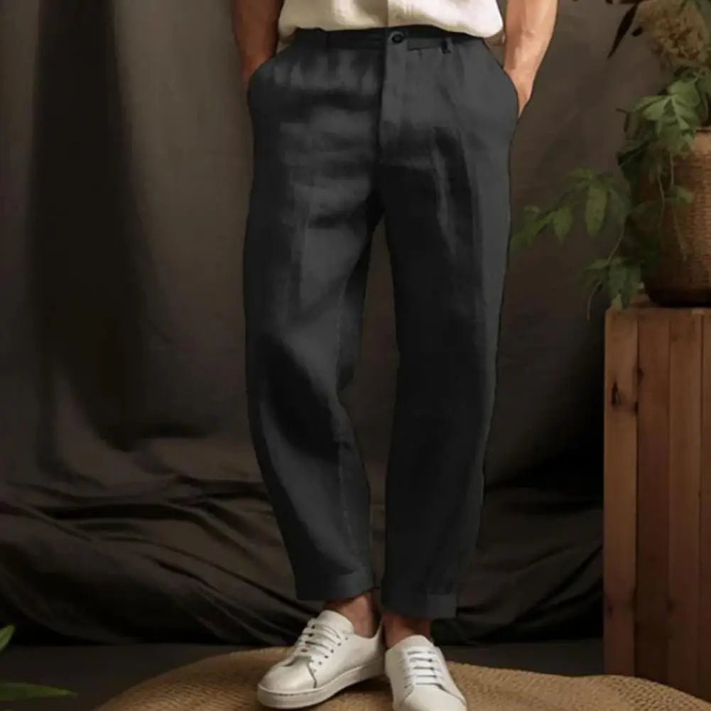 Cagliari Linen Pants - Luxoria