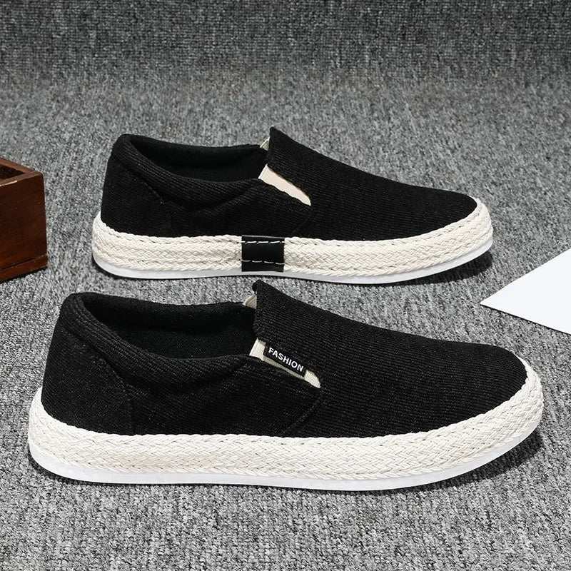Breathable Slip - On Canvas Shoes - Luxoria