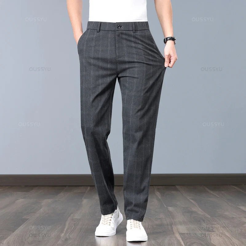 Classic Plaid Pants - Luxoria
