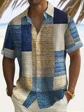 Elegant Patchwork Shirt - Luxoria