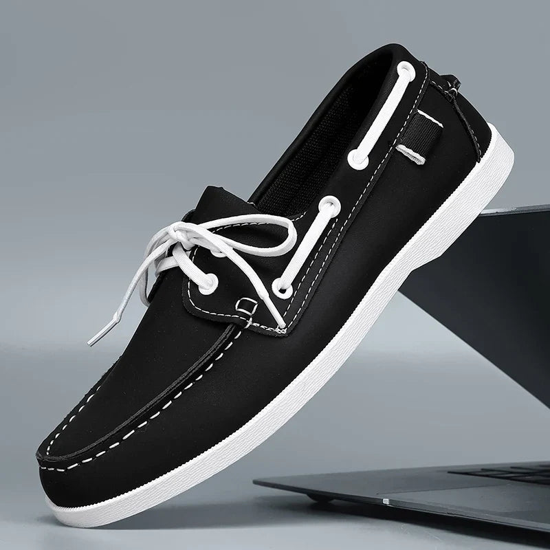 Leather Business Loafers - Luxoria