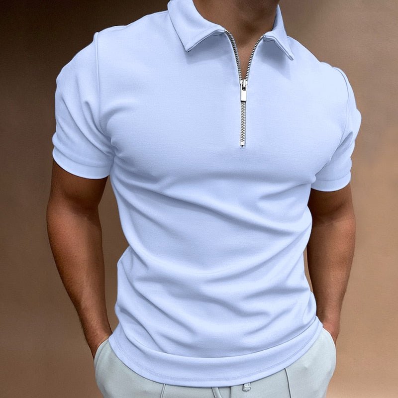 Zip Polo Shirt - Luxoria