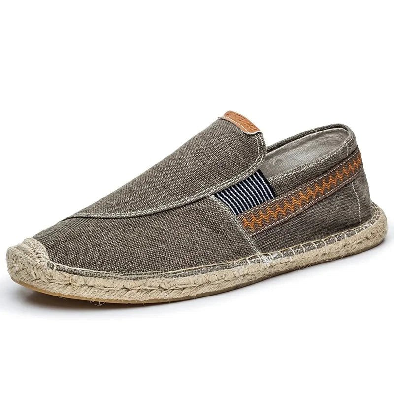 Elegant Linen Espadrilles - Luxoria