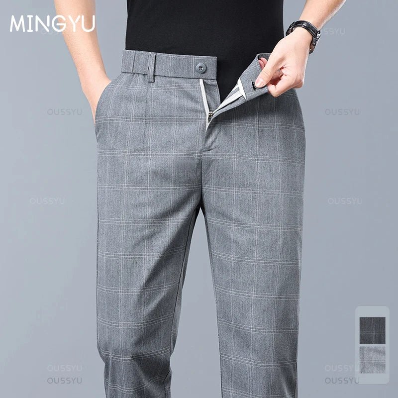 Classic Plaid Pants - Luxoria