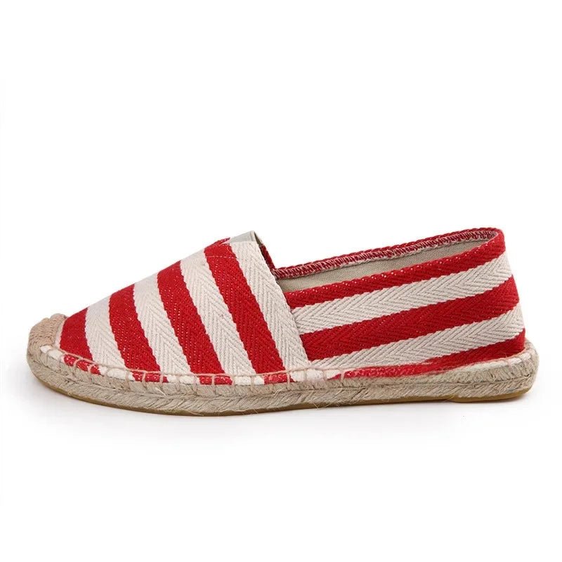 Elegant Canvas Espadrilles - Luxoria