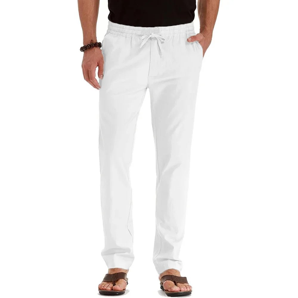 Cotton Linen Pants - Luxoria