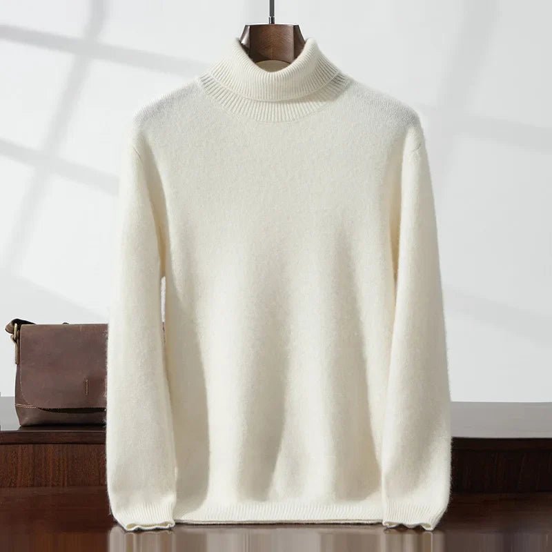 Elegant Cashmere Turtleneck - Luxoria