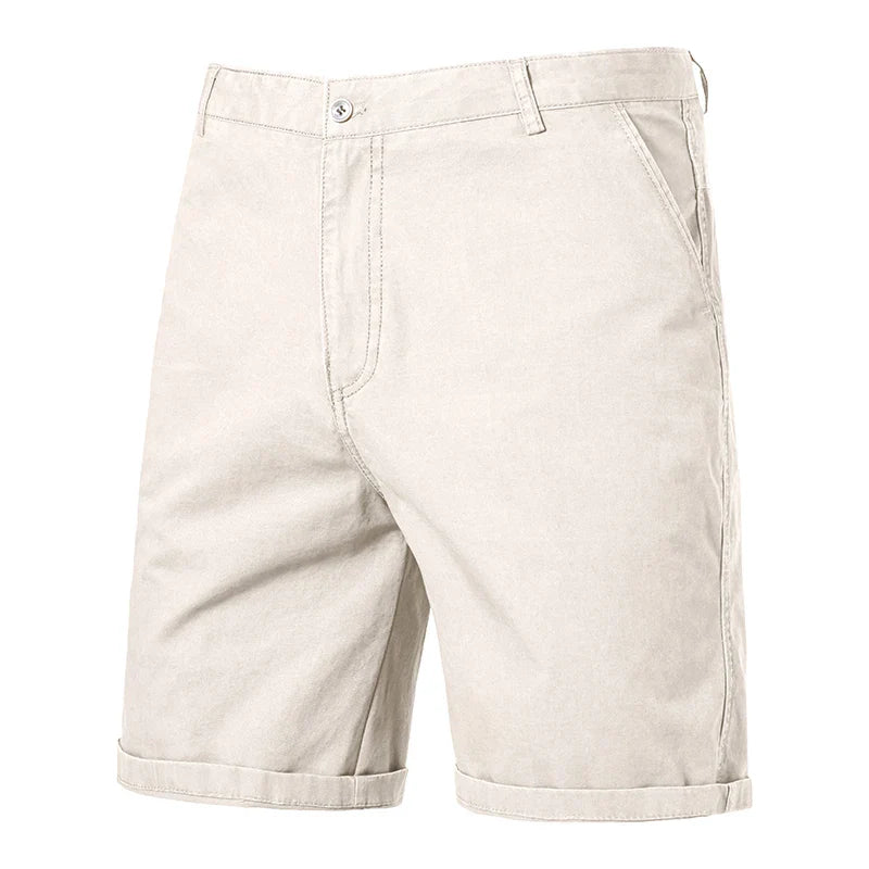 Elegant Cotton Shorts - Luxoria