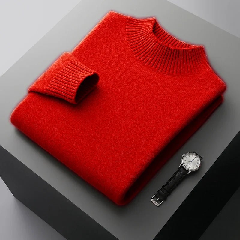 Double Thick Cashmere Sweater - Luxoria