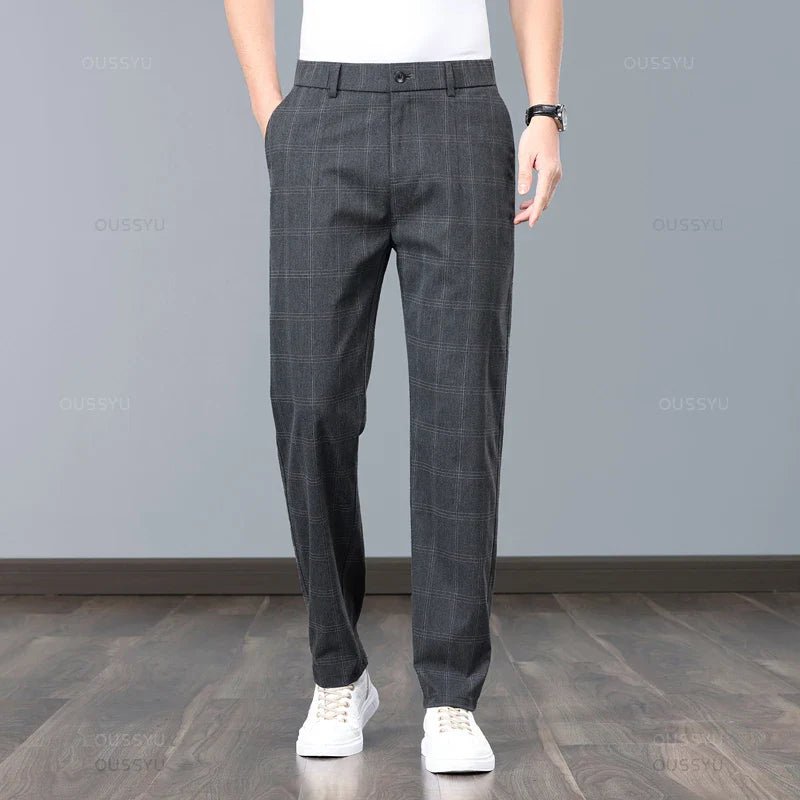 Classic Plaid Pants - Luxoria