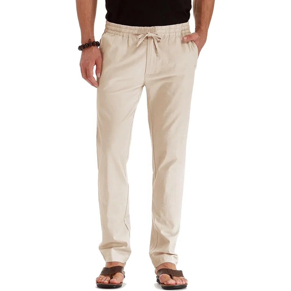 Cotton Linen Pants - Luxoria