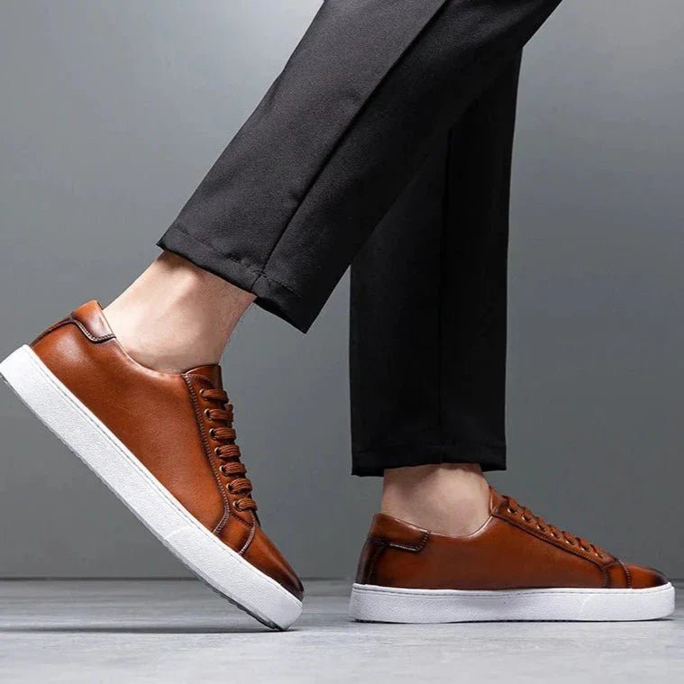 Saint - Tropez Leather Shoes - Luxoria