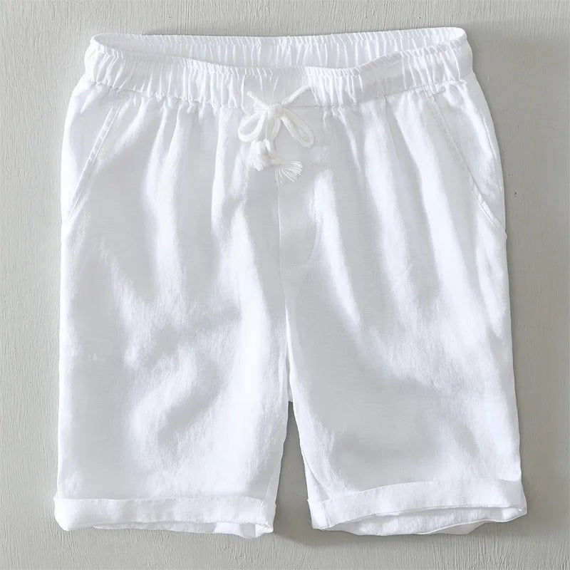 Elegant Linen Shorts - Luxoria