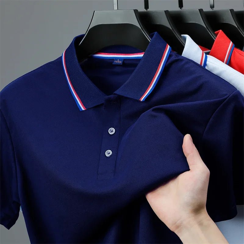Casual Summer Polo Shirt - Luxoria