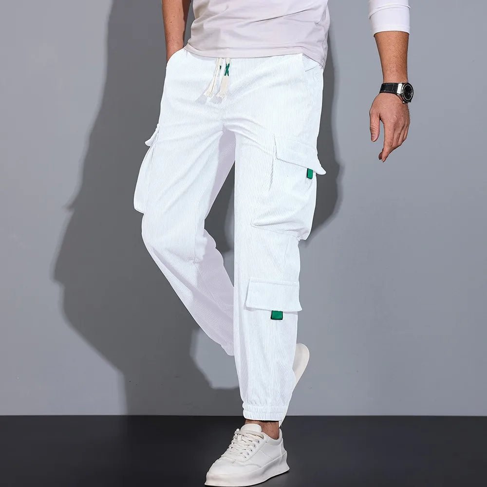 Corduroy Cargo Pants - Luxoria