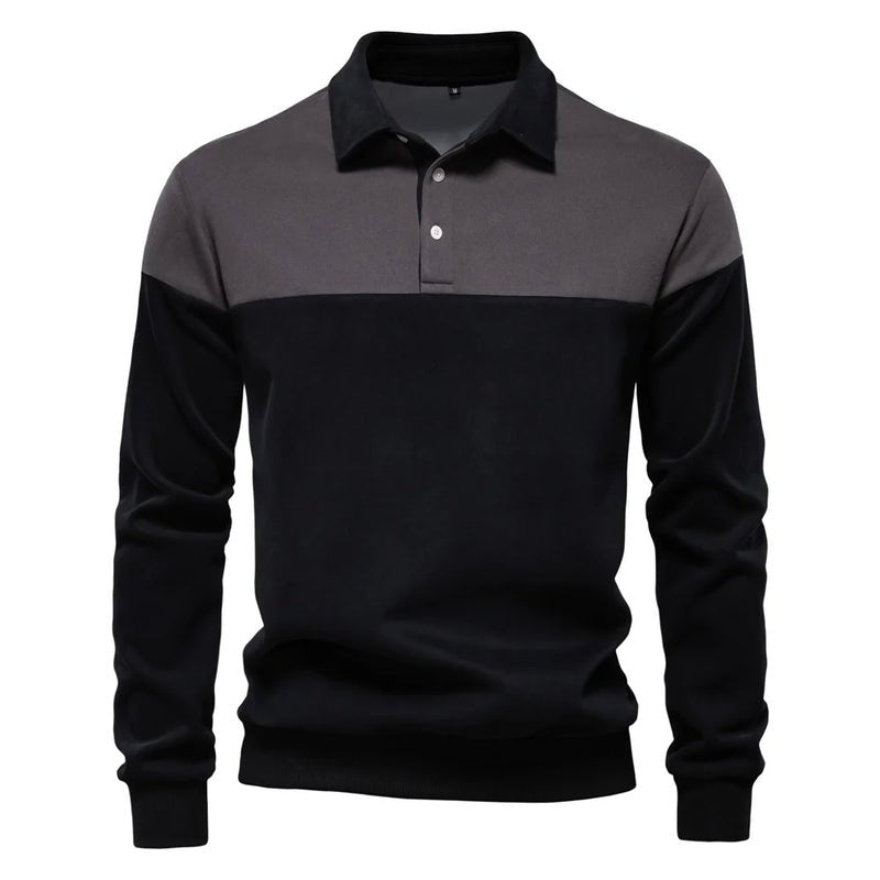 Elegant Polo Sweater - Luxoria