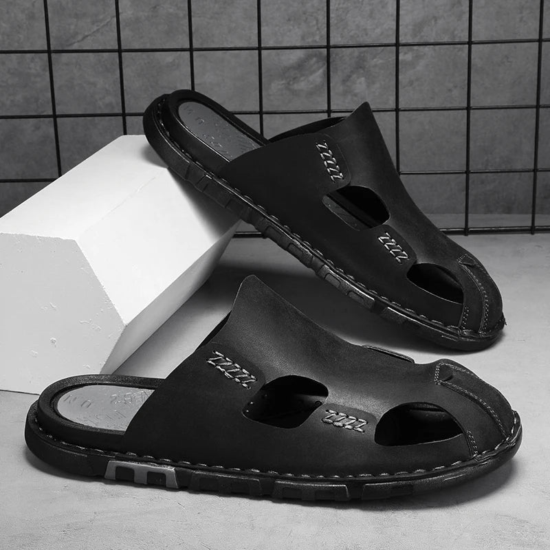 Leather Sandals - Luxoria