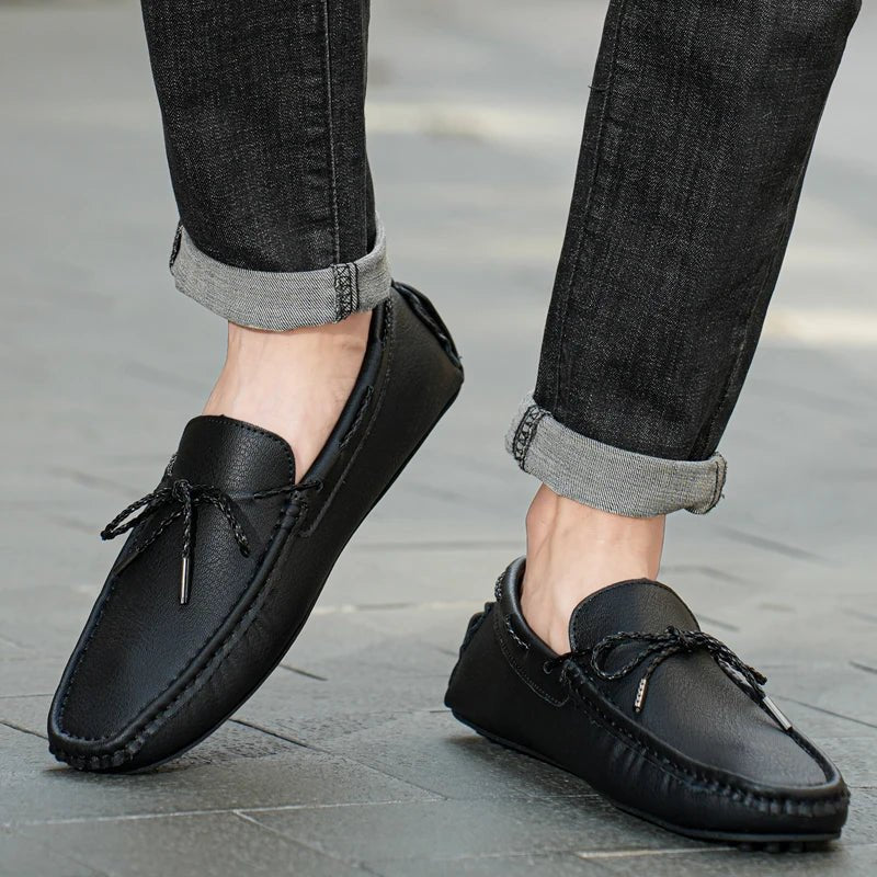 Handmade Suede Loafers - Luxoria