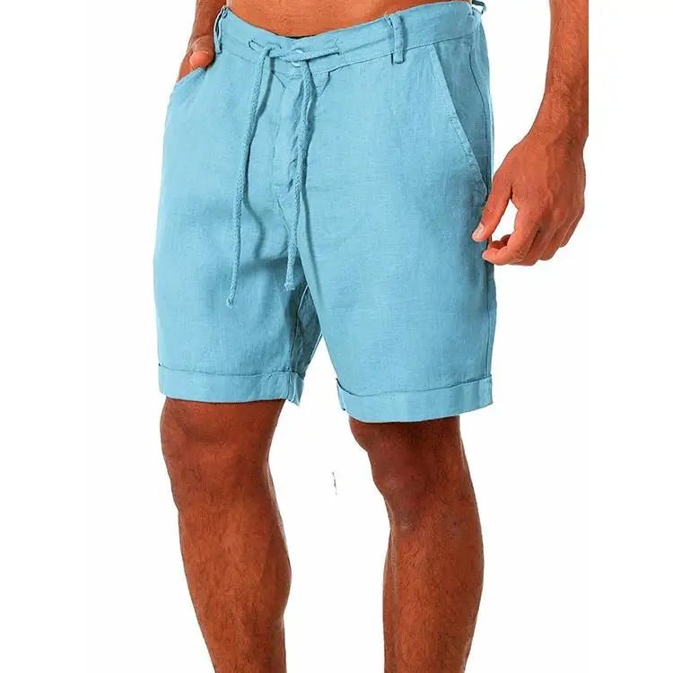 Casual Linen Shorts - Luxoria