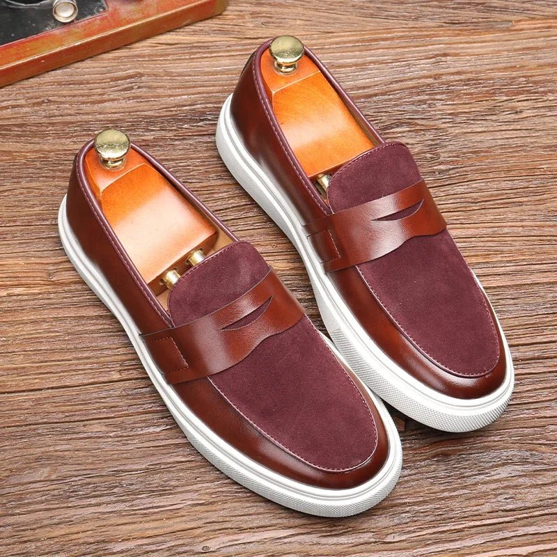Naples Leather Loafers - Luxoria