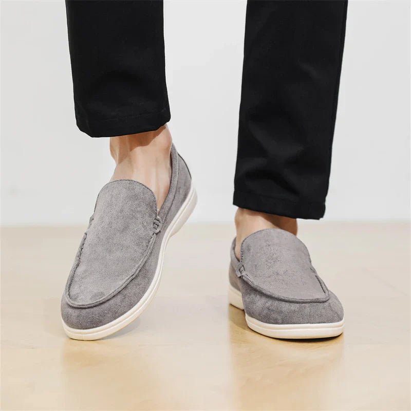 Casual Suede Loafers - Luxoria