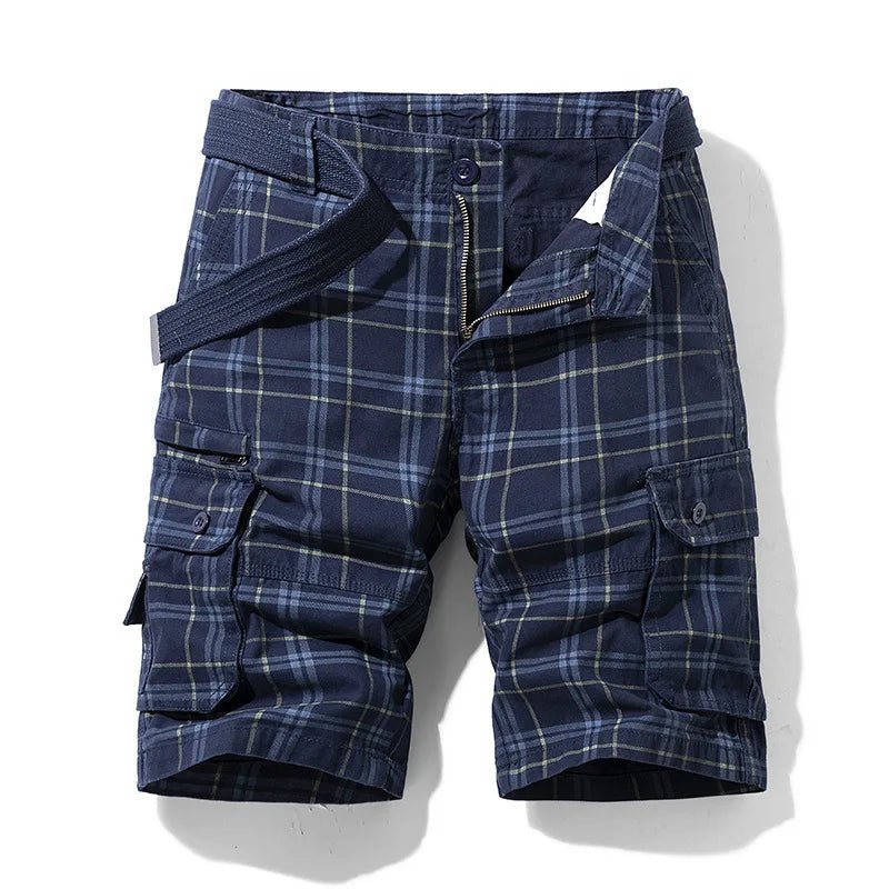 Elegant Cotton Cargo Shorts - Luxoria