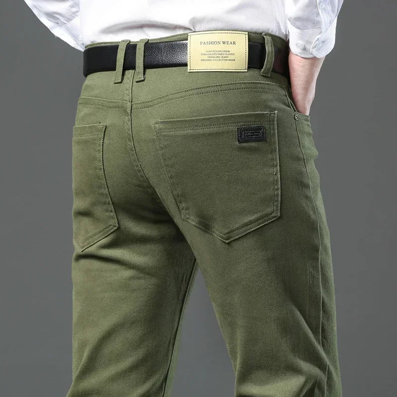 Elegant Cotton Jeans - Luxoria