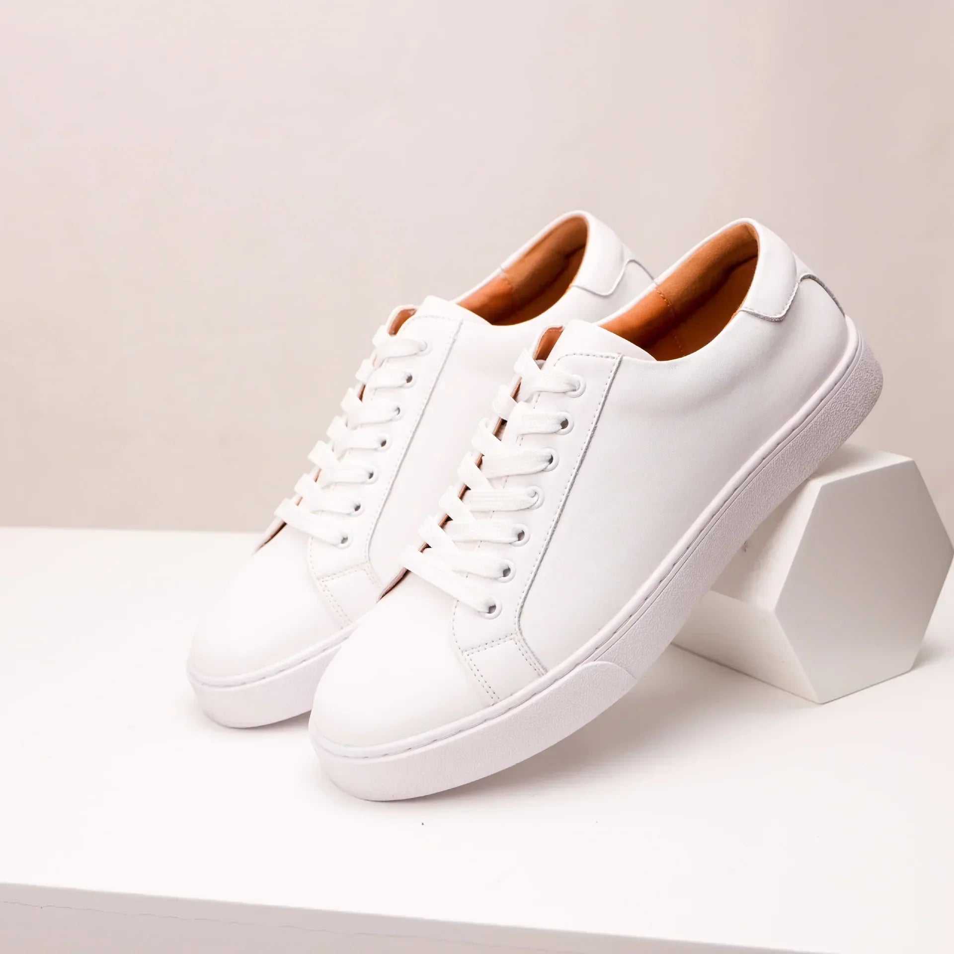Genuine Leather Sneakers - Luxoria