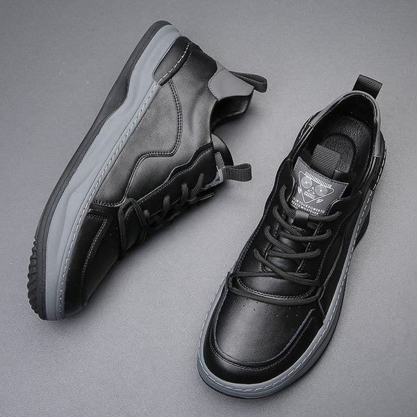 High - Sole Leather Shoes - Luxoria