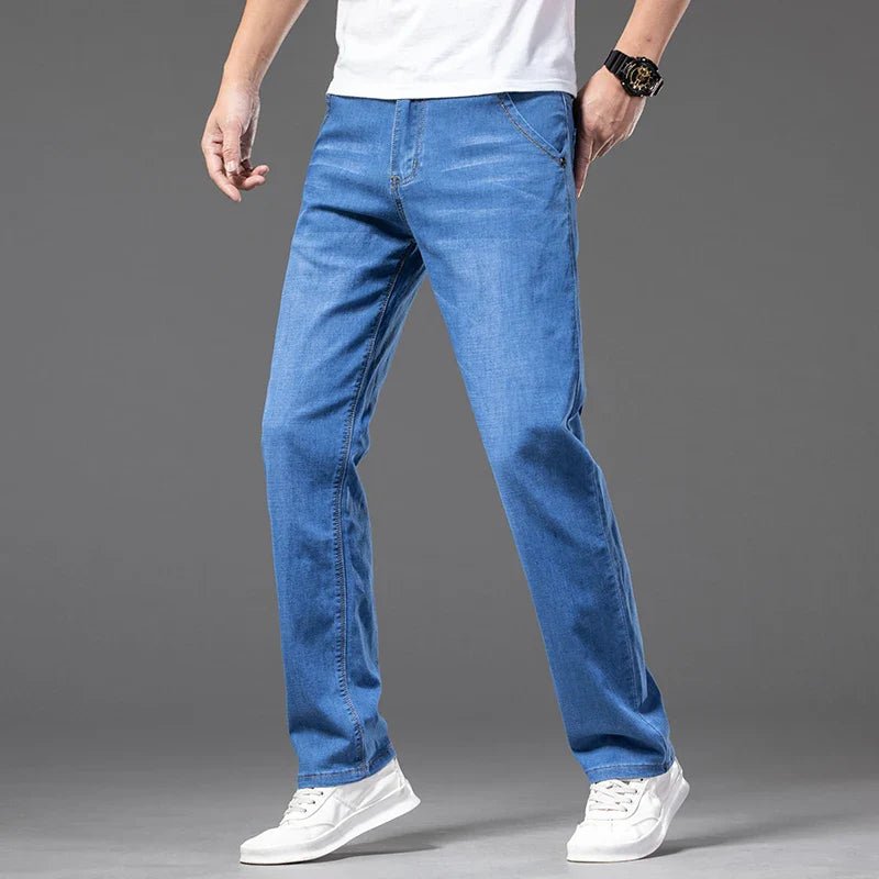 Casual Straight Denim Jeans - Luxoria