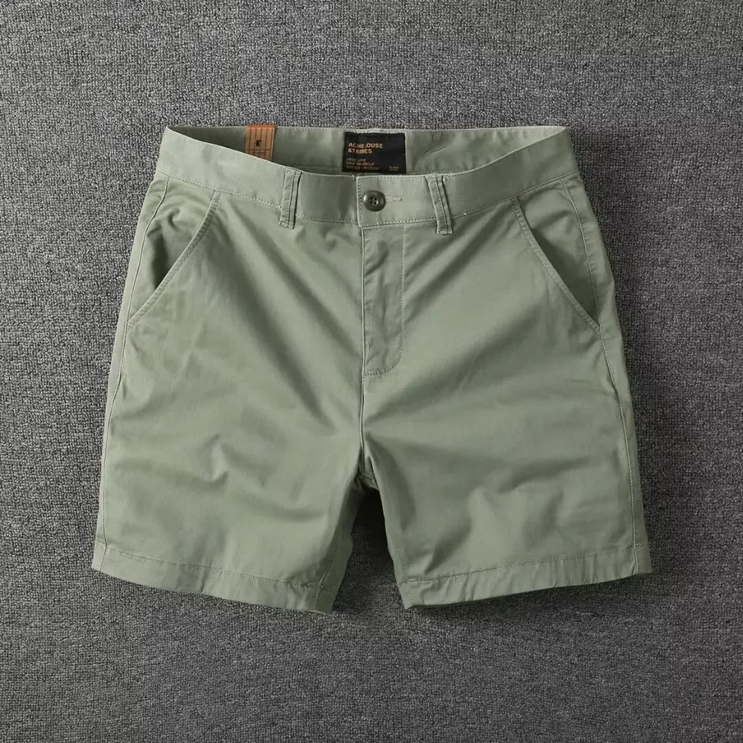 Elegant Cotton Shorts - Luxoria