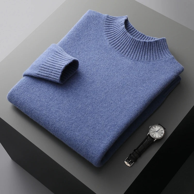 Double Thick Cashmere Sweater - Luxoria