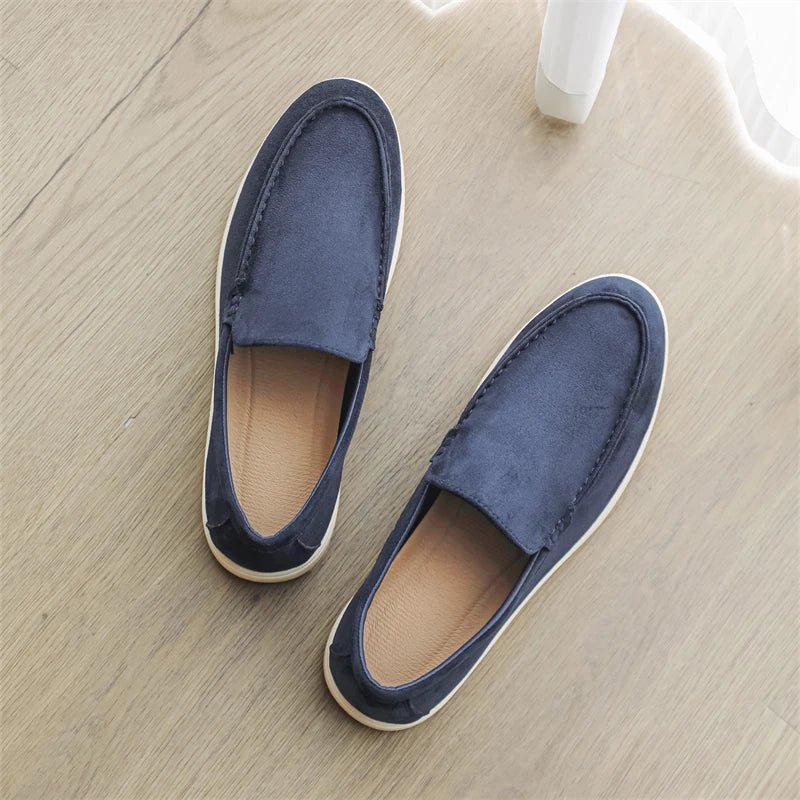 Casual Suede Loafers - Luxoria