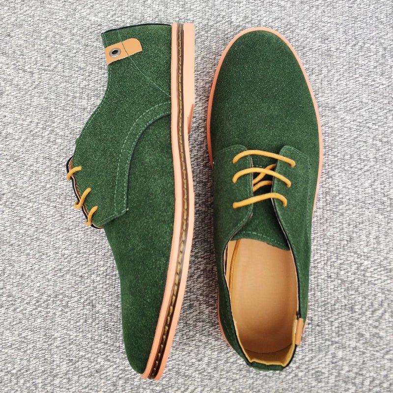 Oxford Suede Business Shoes - Luxoria