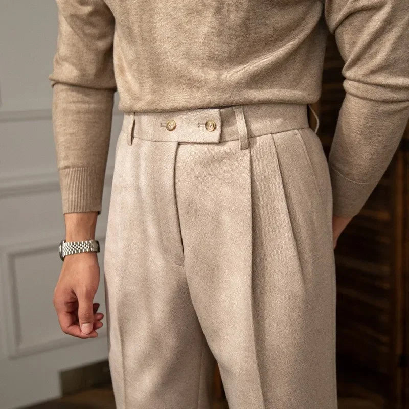 High - Waisted Chic Pants - Luxoria