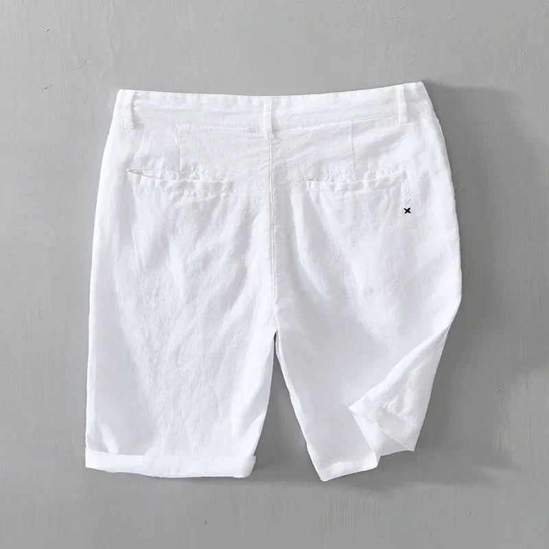 Premium Linen Shorts - Luxoria