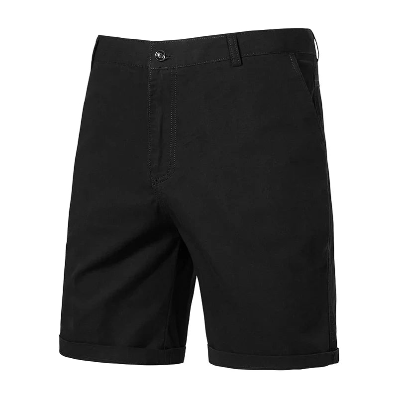 Elegant Cotton Shorts - Luxoria