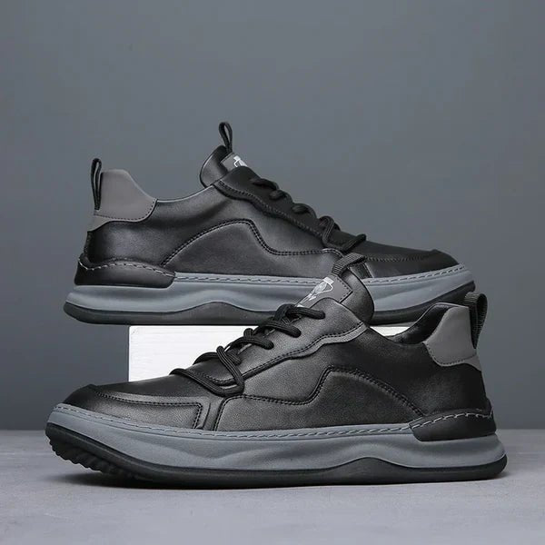 High - Sole Leather Shoes - Luxoria