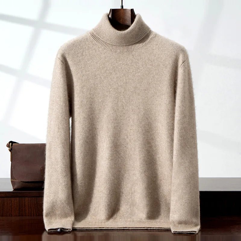 Elegant Cashmere Turtleneck - Luxoria