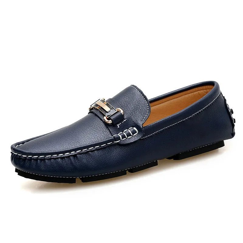 Genuine Leather Loafers - Luxoria